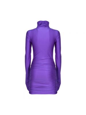 Mini vestido de algodón Andamane violeta