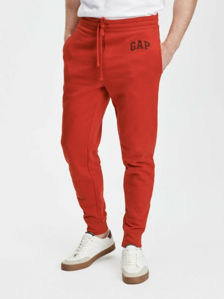 Spodnie sportowe Gap czerwone