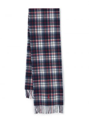 Кариран шал с ресни Polo Ralph Lauren