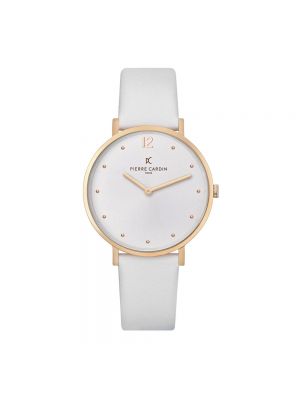 Biały zegarek Pierre Cardin