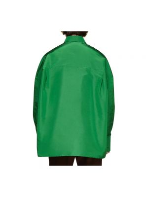 Camisa de seda Valentino verde