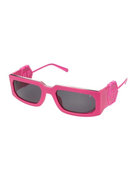 Okulary przeciwsłoneczne Philipp Plein różowe