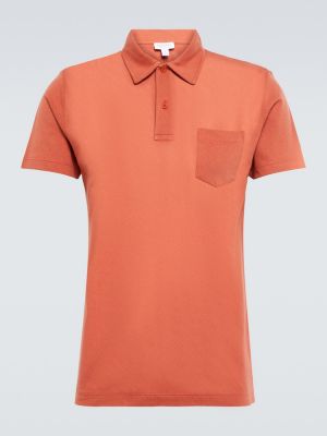 T-shirt aus baumwoll Sunspel rot