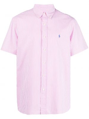 Chemise avec manches courtes Polo Ralph Lauren rose