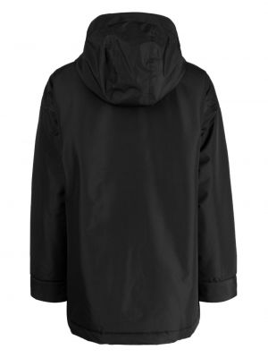 Dūnu jaka ar kapuci Chocoolate melns