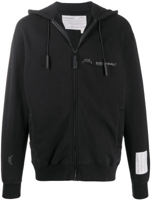 Sudadera con capucha con cremallera A-cold-wall* negro