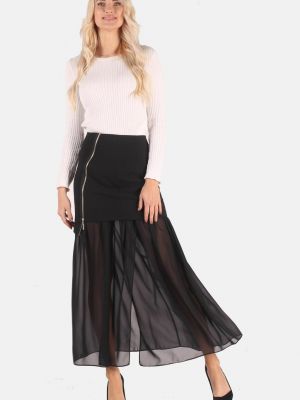 Длинная юбка Margo Collection черная