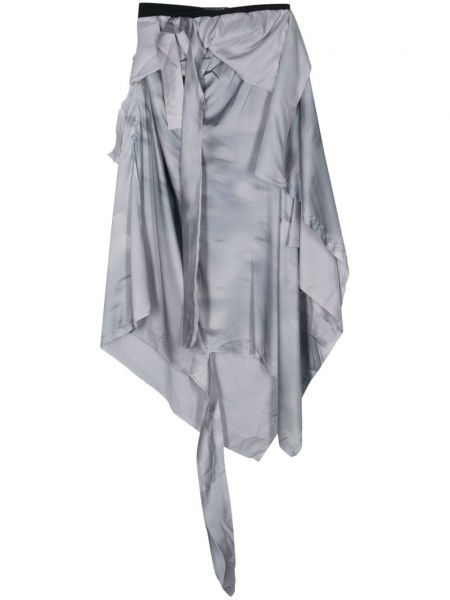 Midi sukně s oděrkami Ottolinger šedé