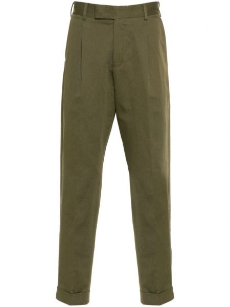 Pantaloni cu pliu presat Pt Torino verde