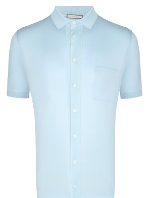 Голубая рубашка Cortigiani