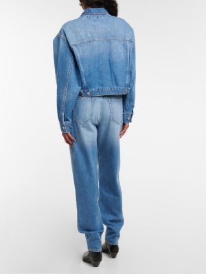 Kurtka jeansowa Marant Etoile niebieska