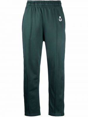 Pantalon de joggings brodé à motif étoile Marant étoile vert