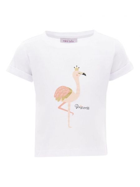 T-shirt for piger Mimi Tutu hvid