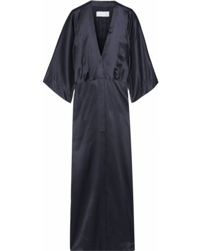 Куртка кимоно атласная Michelle Mason, синяя
