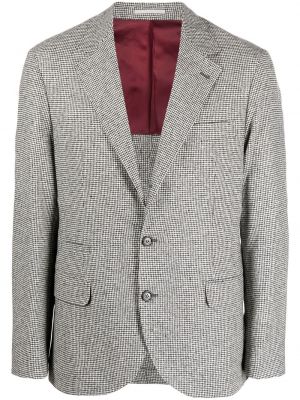 Lang blazer Brunello Cucinelli svart