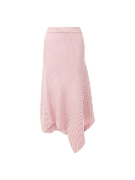 Шерстяная юбка Pringle Of Scotland, розовая
