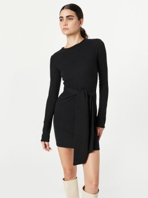 Πλεκτή φόρεμα Misspap μαύρο