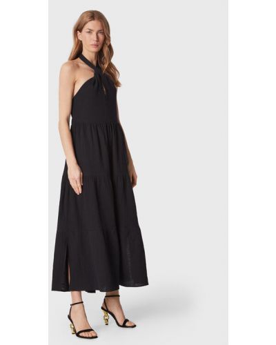 Gyapjú nyári ruha Seafolly - fekete