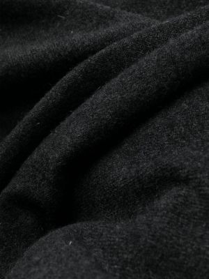 Kaschmir poncho mit v-ausschnitt Extreme Cashmere grau