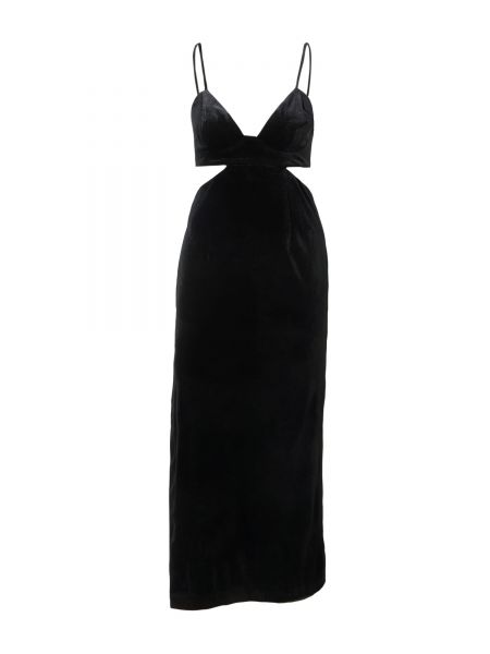 Βραδινό φόρεμα Bardot μαύρο