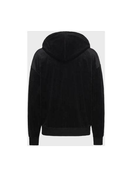 Oversize hoodie mit reißverschluss Juicy Couture schwarz