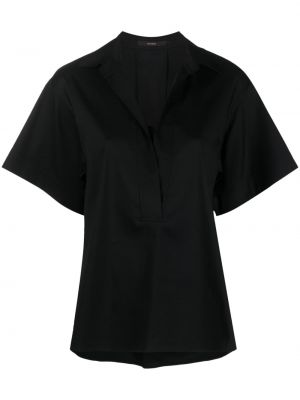 Памучна блуза Windsor черно