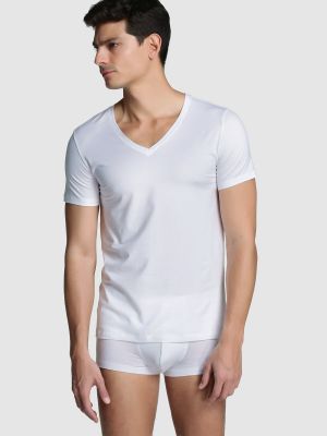 Camiseta manga corta Hanro blanco