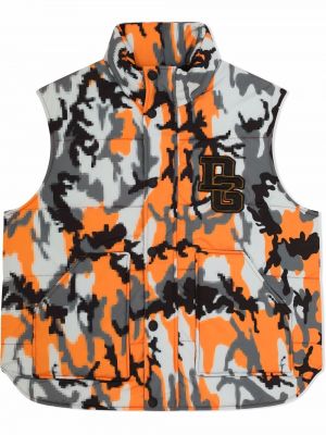 Kamuflere vest for jenter Dolce & Gabbana Kids oransje