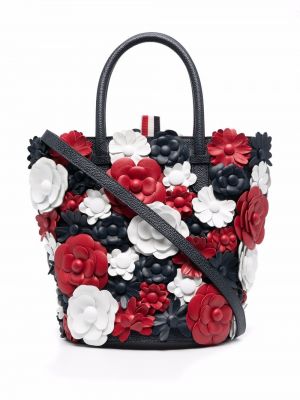 Шопинг чанта на цветя Thom Browne