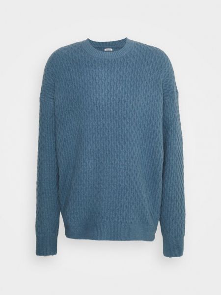 Sweter Abercrombie & Fitch niebieski
