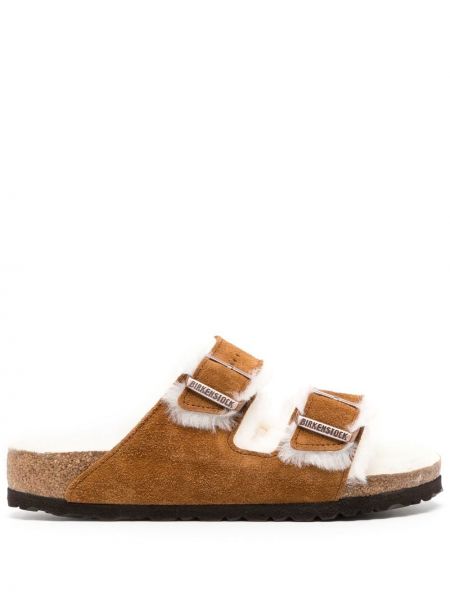 Skli på sandaler Birkenstock brun