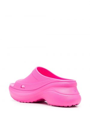 Sandály na platformě Balenciaga růžové