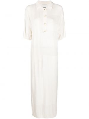 Dzianinowa sukienka długa áeron biała