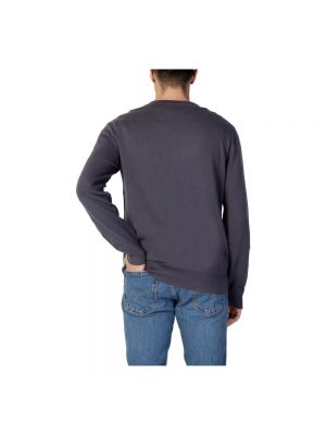 Jersey con estampado manga larga de tela jersey Armani Exchange gris