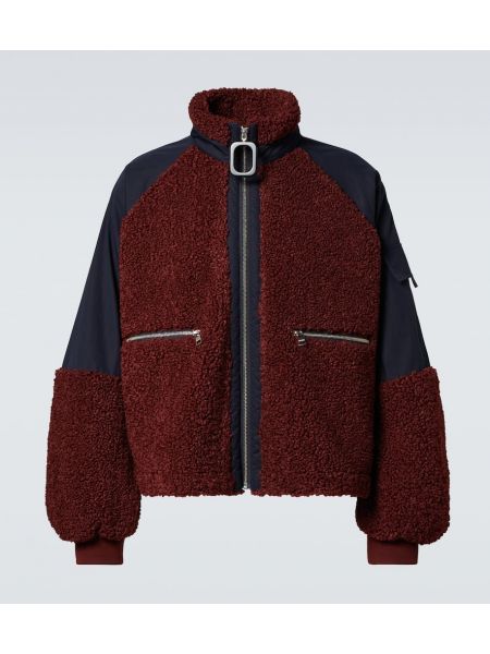 Fleece jakke Jw Anderson rød