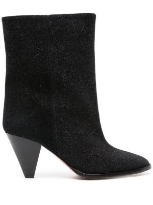 Zomšinės auliniai batai Isabel Marant juoda