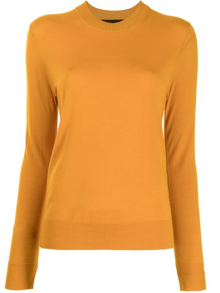 Jersey de tela jersey de cuello redondo Proenza Schouler amarillo