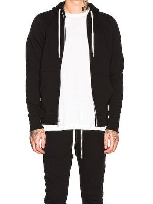 Bluza z kapturem John Elliott - Сzarny