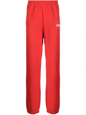 Pantaloni sport Jacquemus roșu