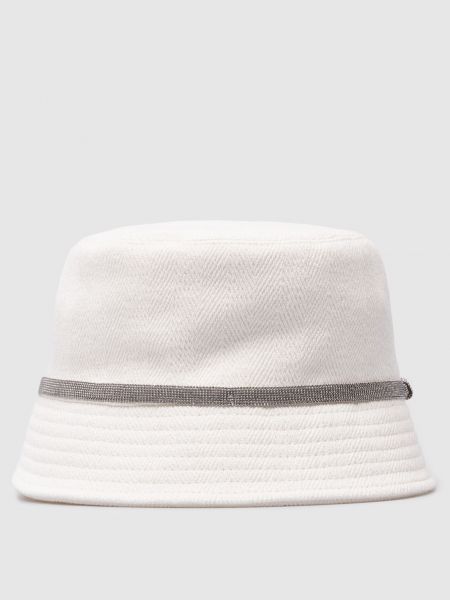 Белая шляпа Brunello Cucinelli