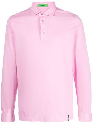 Памучна риза Drumohr розово