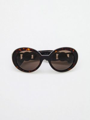 Очки солнцезащитные Versace коричневые