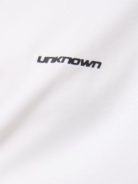 Bavlnené tričko Unknown biela