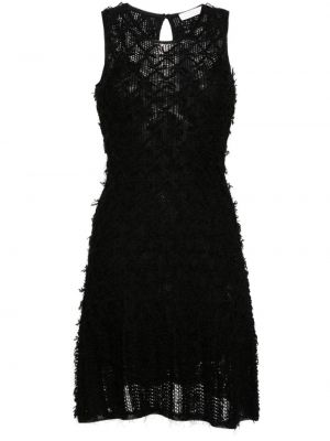 Koktejlkové šaty Chloé čierna