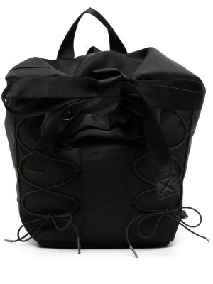 Čipkovaný šnurovací batoh Simone Rocha čierna