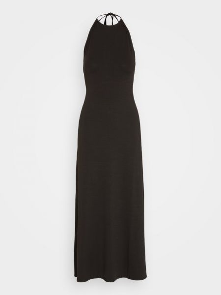Sukienka długa Weekday czarna
