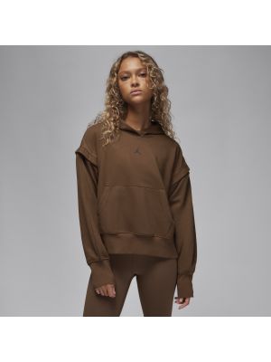 Fleece hoodie Nike braun