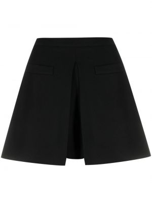 Pantaloni scurți plisate Moschino negru