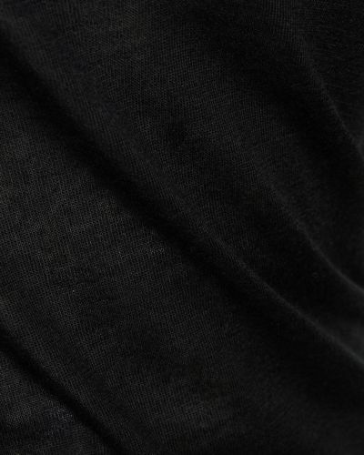 Svilena polo majica od kašmira Gabriela Hearst crna