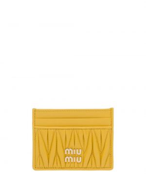 Δερμάτινος πορτοφόλι Miu Miu